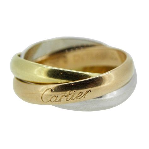 second hand cartier trinity ring